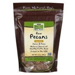 Now Foods Pecans Raw 12 Oz