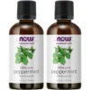 NOW Foods Essential Oils Peppermint -- 4 Fl Oz (Pack Of 2)