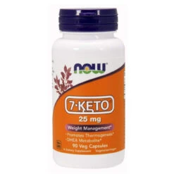 Now Foods 7-Keto 25mg 90 Vegetable Capsules