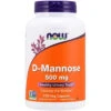 NOW Foods Now D-Mannose 500 Mg, 300 Capsules - Vegan, Non-GMO