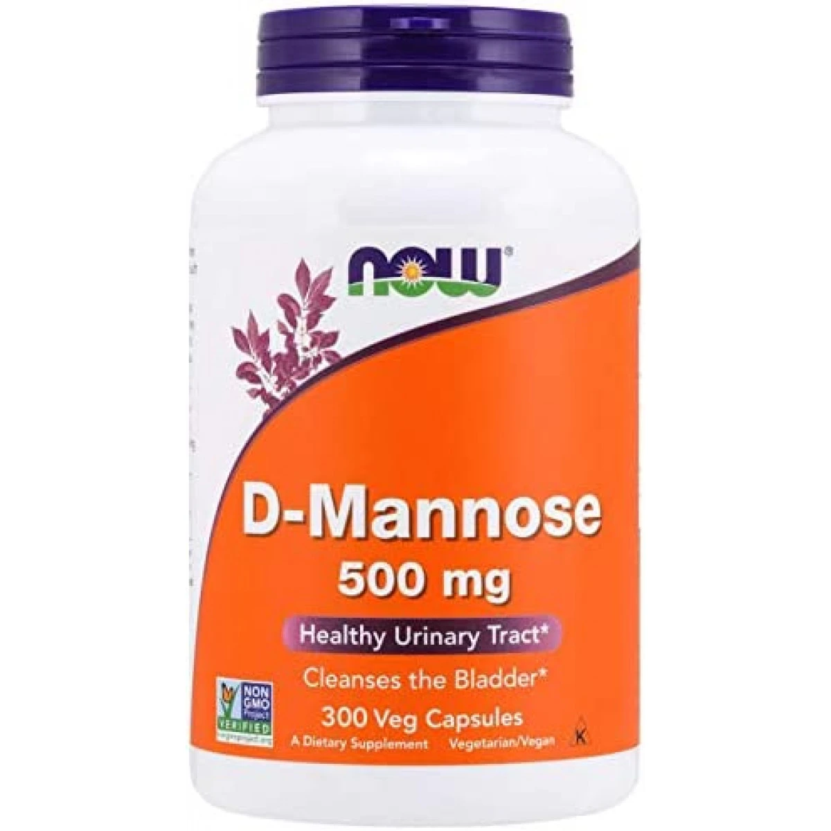 NOW Foods Now D-Mannose 500 Mg, 300 Capsules - Vegan, Non-GMO 1 NOW Foods Now D-Mannose 500 Mg, 300 Capsules - Vegan, Non-GMO