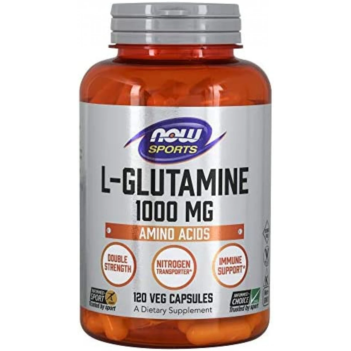 NOW Foods L-Glutamine 1,000 Milligram, 120 Capsules 1 NOW Foods L-Glutamine 1,000 Milligram, 120 Capsules