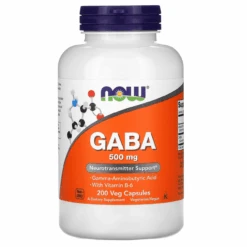 Now Foods Gaba 500 Mg 200 Capsules