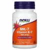 Now Foods Vitamin K-2 (MK7) 100 Mcg 60 Vegetable Capsules