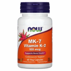 Now Foods Vitamin K-2 (MK7) 100 Mcg 60 Vegetable Capsules