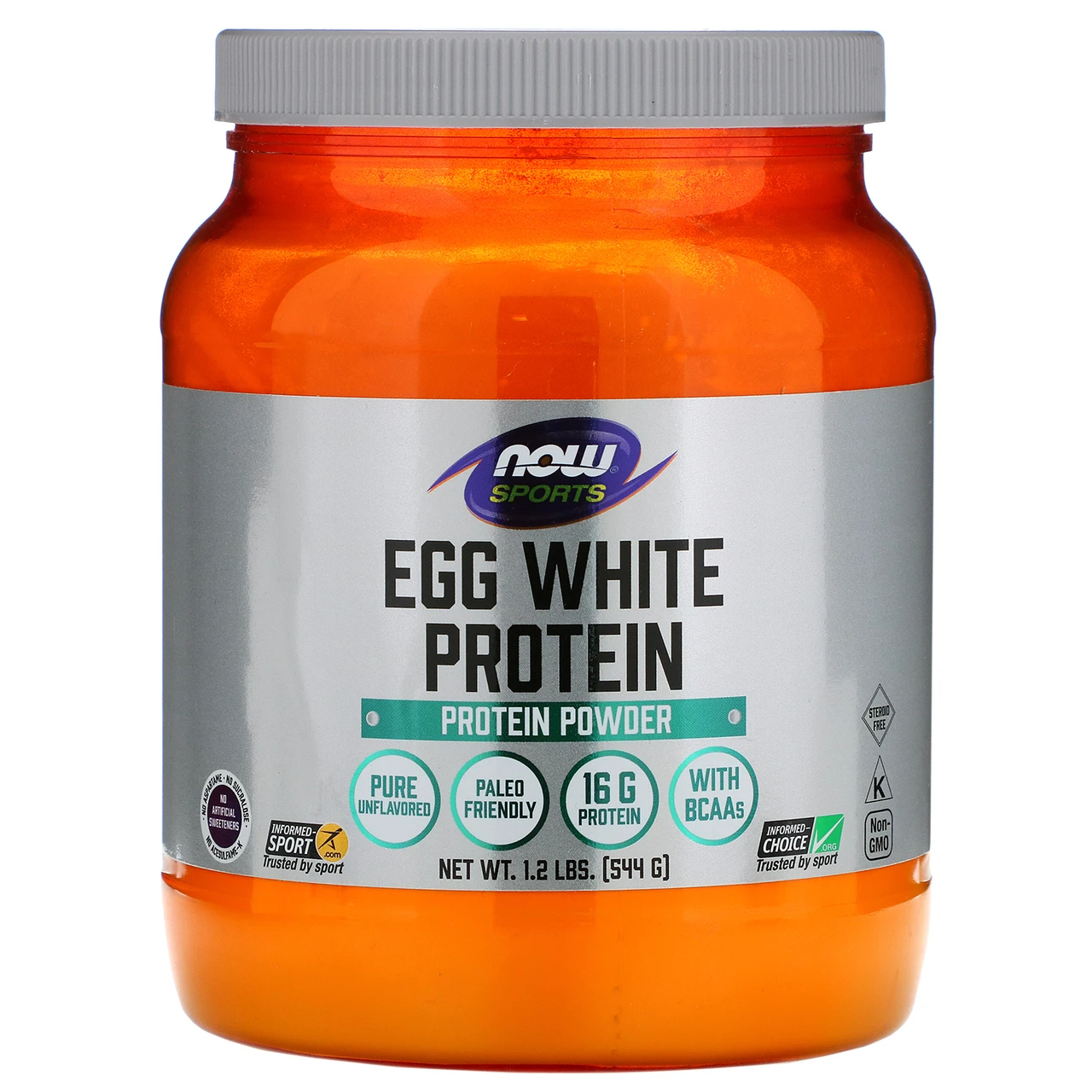 Now Foods Eggwhite Pure Powder 1.2 Lb 1 Now Foods Eggwhite Pure Powder 1.2 Lb