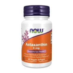 Now Foods Astaxanthin 4 Mg 60 Vegetable Soft Gels