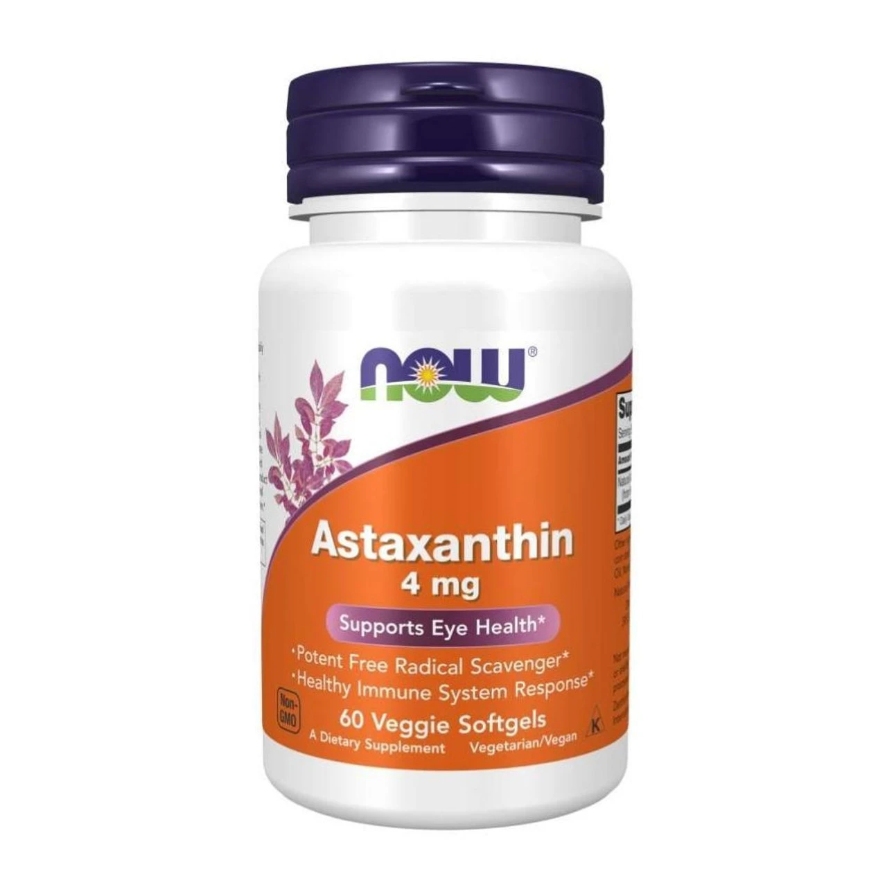 Now Foods Astaxanthin 4 Mg 60 Vegetable Soft Gels 1 Now Foods Astaxanthin 4 Mg 60 Vegetable Soft Gels