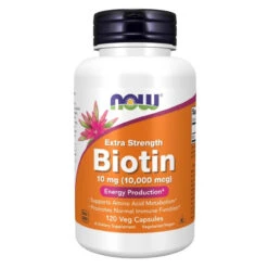 Now Foods Biotin 10 Mg Extra Strength 120 Vegetable Capsules