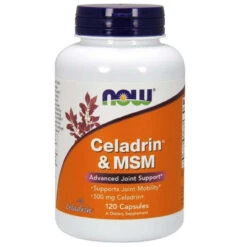 Now Foods CELADRIN & MSM 500mg 120 Capsules