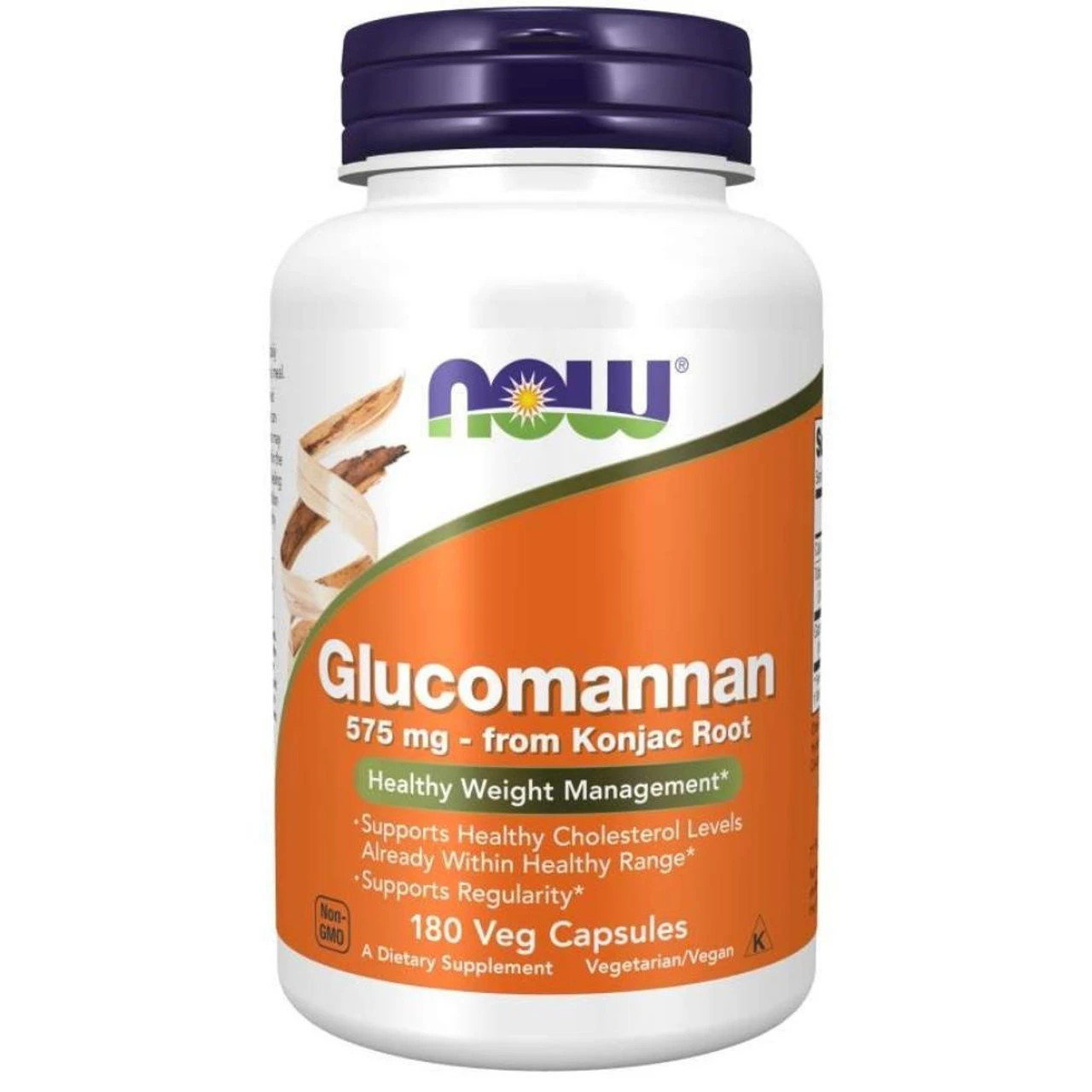 Now Foods GLUCOMANNAN 575mg 180 Capsules 1 Now Foods GLUCOMANNAN 575mg 180 Capsules