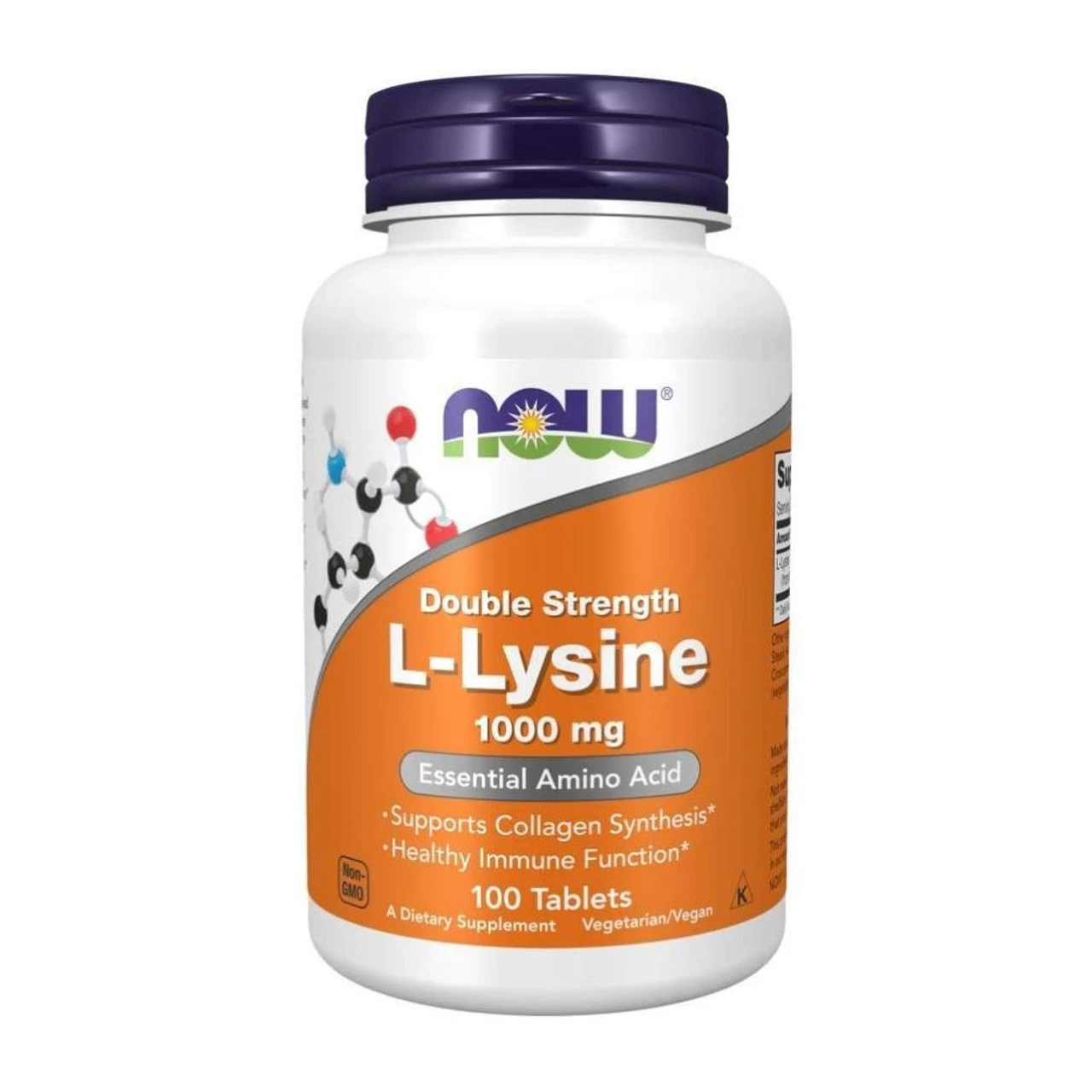 Now Foods L-Lysine 1000 Mg 100 Tablets 1 Now Foods L-Lysine 1000 Mg 100 Tablets