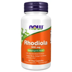 Now Foods Rhodiola 500 Mg 60 Vegetable Capsules