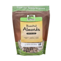 Now Foods Almonds Roasted And Salted 1 Lb