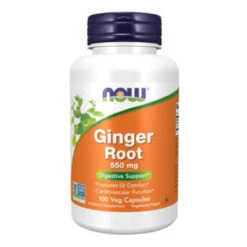 Now Foods Ginger Root 550 Mg 100 Capsules