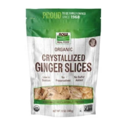 Now Foods Ginger Slices No Sulfur 12 Oz