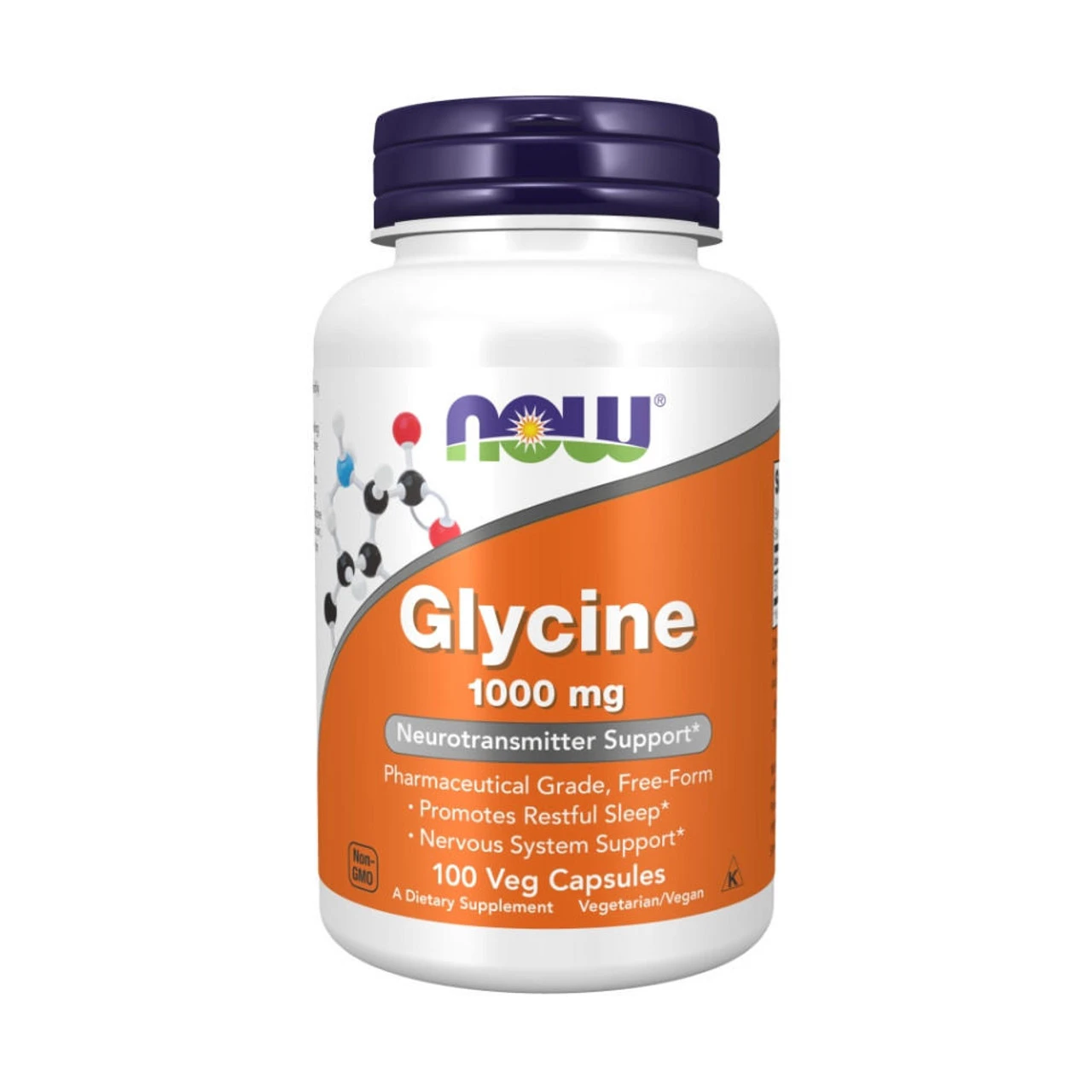 Now Foods Glycine 1000 Mg 100 Capsules 1 Now Foods Glycine 1000 Mg 100 Capsules