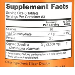 Now Foods Spirulina 500mg 500 Tablets -Now Foods Untitleddesign 19 3a2548a6 6b11 40ba a173 4871b4364f9b 39779.1704736016