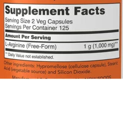 Now Foods L-Arginine 500 Mg 250 Capsules -Now Foods Untitleddesign 39 d011a799 4964 4508 b315 2fa75fa8a4f1 37509.1704738442