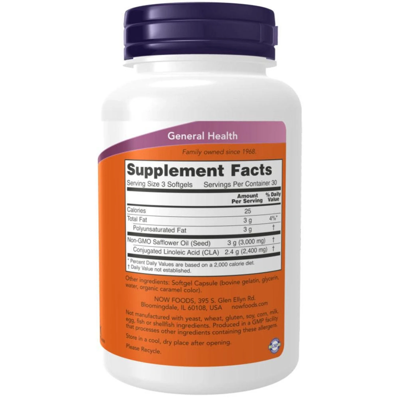 Now Foods CLA 800 Mg 90 Softgels 2 Now Foods CLA 800 Mg 90 Softgels - Image 2