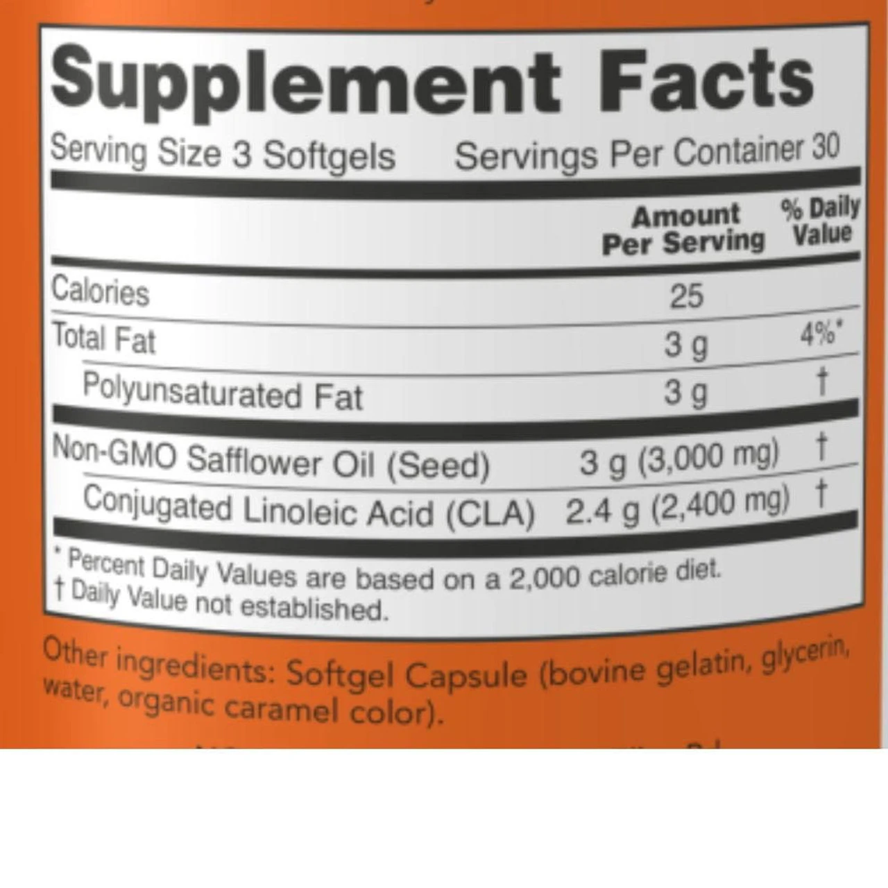 Now Foods CLA 800 Mg 90 Softgels 3 Now Foods CLA 800 Mg 90 Softgels - Image 3
