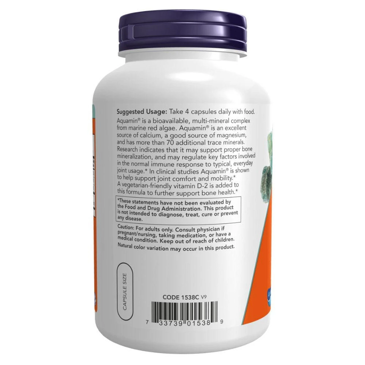 Now Foods Red Mineral Algae 180 Capsules 3 Now Foods Red Mineral Algae 180 Capsules - Image 3