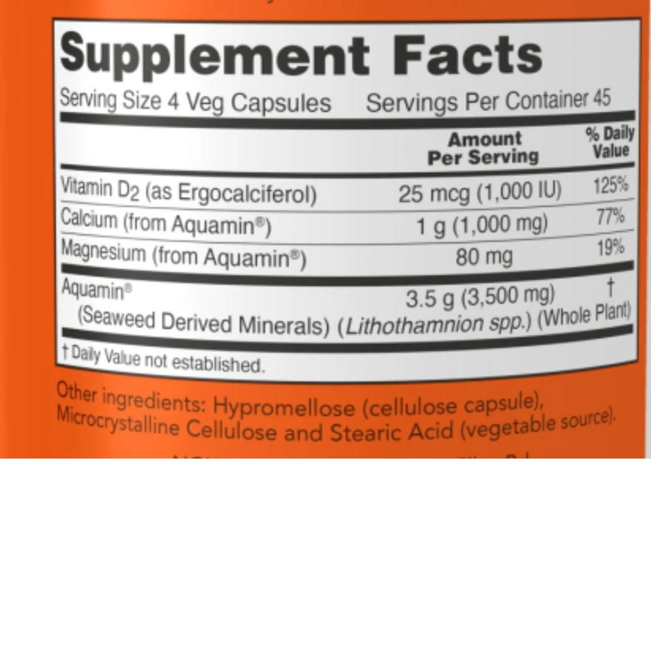 Now Foods Red Mineral Algae 180 Capsules 5 Now Foods Red Mineral Algae 180 Capsules - Image 5