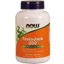 Now Foods Testo Jack 200 Extra Strength 120 Vegetable Capsules