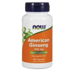 Now Foods American Ginseng 500 Mg 100 Capsules