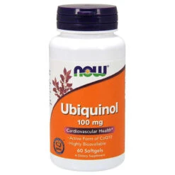Now Foods Ubiquinol 100 Mg 60 Softgels