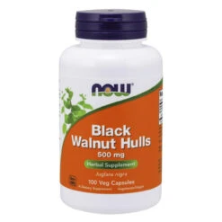 Now Foods Black Walnut Hulls 500MG 100 Vege Capsules