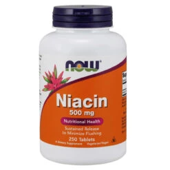 Now Foods Sustained Release Niacin 500mg 250 Tablets