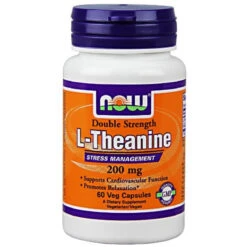 Now Foods, L-Theanine 200 Mg, Veg-Capsules, 60-Count