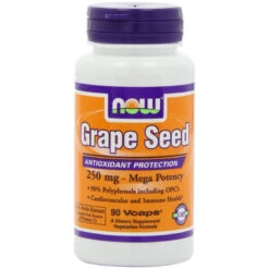 NOW Foods Grape Seed Extract 250mg, 90 Vcaps
