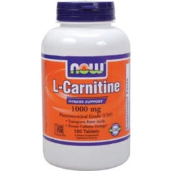 NOW Foods L- Carnitine Tartrate 1000mg, 100 Tablets