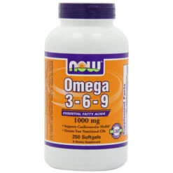 NOW Foods Omega 3-6-9 1000mg, 250 Softgels