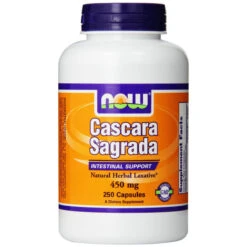 Now Foods Cascara Sagrada 450mg, Capsules, 250-Count