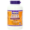 NOW Foods Gaba 500mg With B-6, 200 Capsules