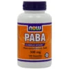 NOW Foods Paba, 100 Capsules / 500mg