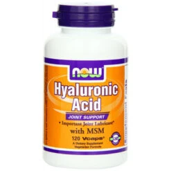 NOW Foods Hyaluronic Acid And MSM, 120-Vcaps