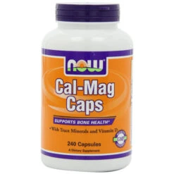 NOW Foods Cal-mag Capsules, 240 Capsules