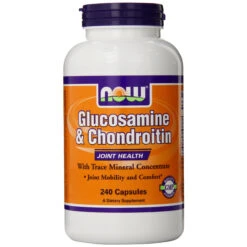 NOW Foods Glucosamine And Chondroitin/Mins, 240 Capsules