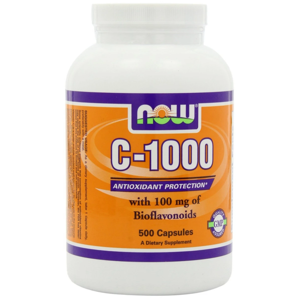 NOW Foods Vitamin C-1000, 500 Capsules 1 NOW Foods Vitamin C-1000, 500 Capsules