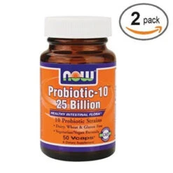 Now Foods Probiotic-10 25 Billion - 50 Vcaps 2 Pack