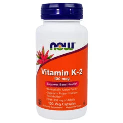 NOW Foods NOW Vitamin K-2 100 Mcg,100 Veg Capsules