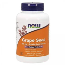 NOW Foods NOW Grape Seed Anti 100mg,200 Veg Capsules