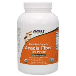 NOW Foods NOW Organic Acacia Fiber Powder,12-Ounce