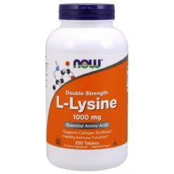 Double Strength L-Lysine 1,000 Mg Now Foods 250 Tabs