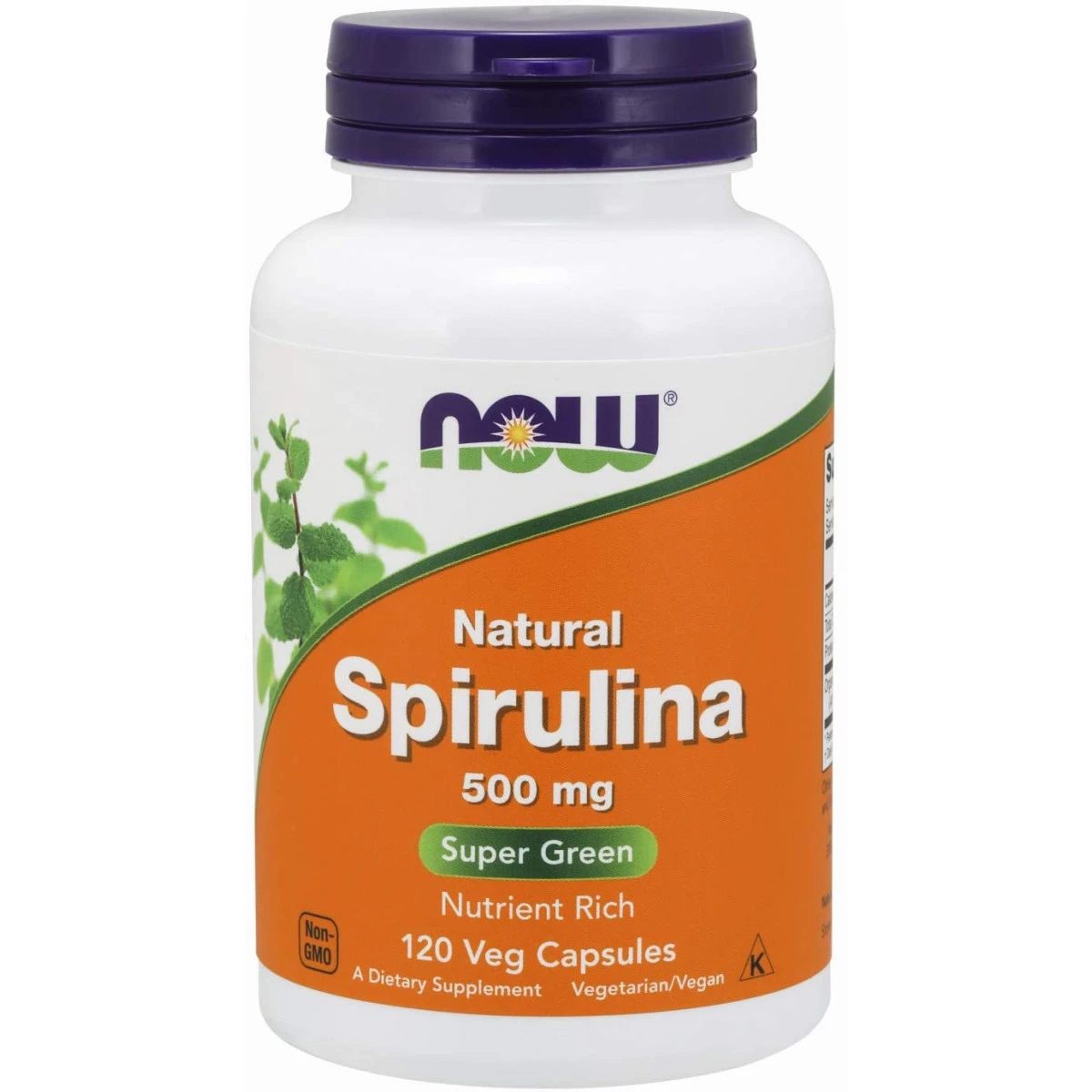 NOW Foods NOW Supplements, Natural Spirulina 500 Mg With Beta-Carotene (Vitamin A) And Vitamin B-12, And Naturally Occurring Protein And GLA (Gamma Linolenic Acid), 120 Veg Capsules 1 NOW Foods NOW Supplements, Natural Spirulina 500 Mg With Beta-Carotene (Vitamin A) And Vitamin B-12, And Naturally Occurring Protein And GLA (Gamma Linolenic Acid), 120 Veg Capsules