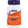 NOW Foods NOW Supplements, Astaxanthin 4 Mg, Features Zanthin, 60 Veg Capsules